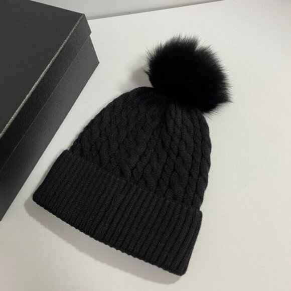 Prada Women’s Black Winter Beanie - Picture 2 of 4